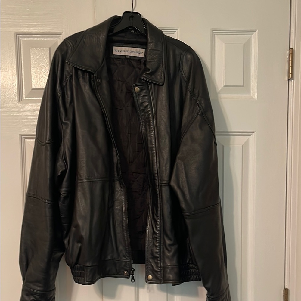 Irvine park Black  Jacket Smooth Finish